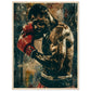 Poster Boxe Espagnol ( 60x80-cm-Bois-clair)