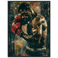 Poster Boxe Espagnol ( 60x80-cm-Bois-noir)