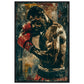 Poster Boxe Espagnol ( 60x90-cm-Bois-noir)