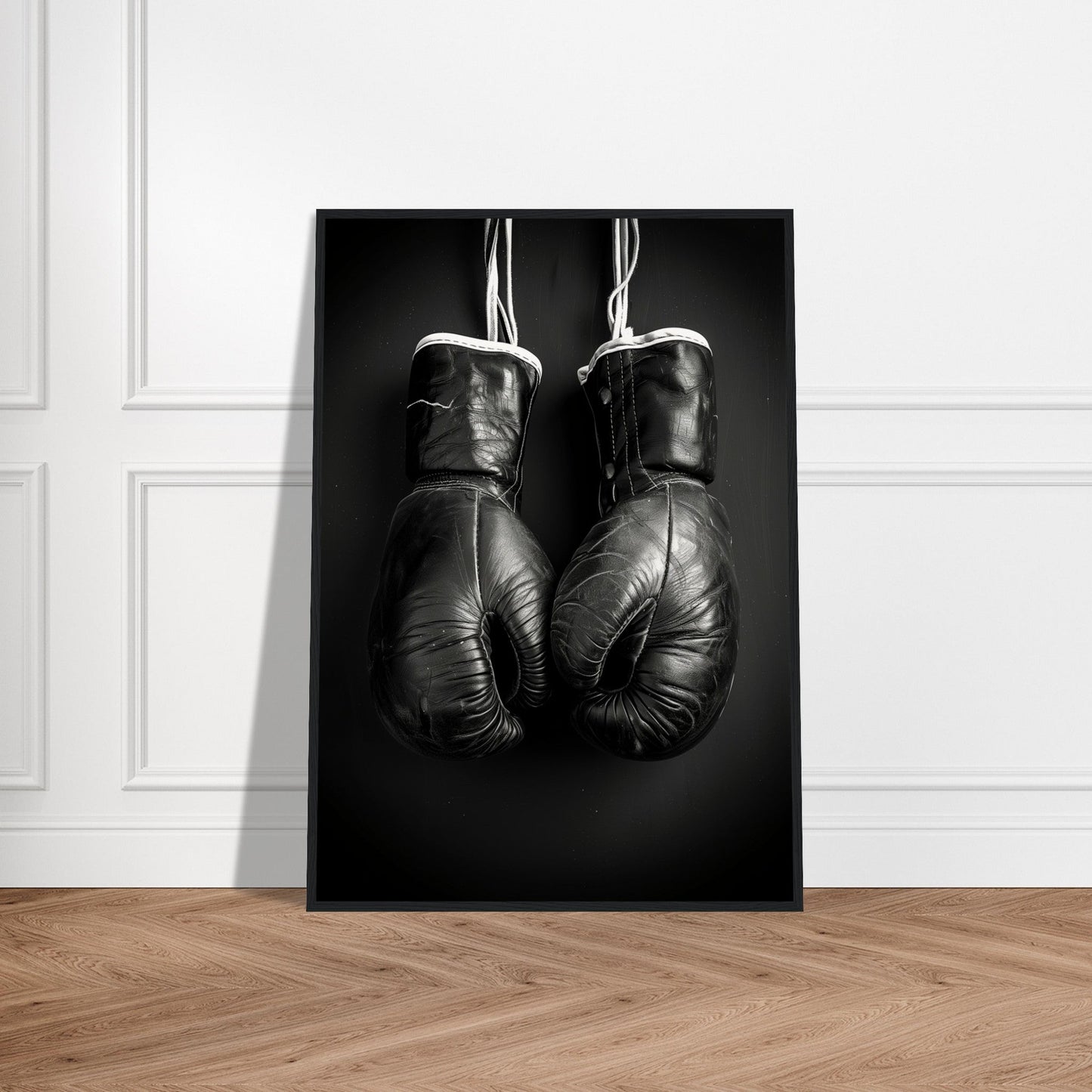 Poster Boxe Noir et Blanc ( )