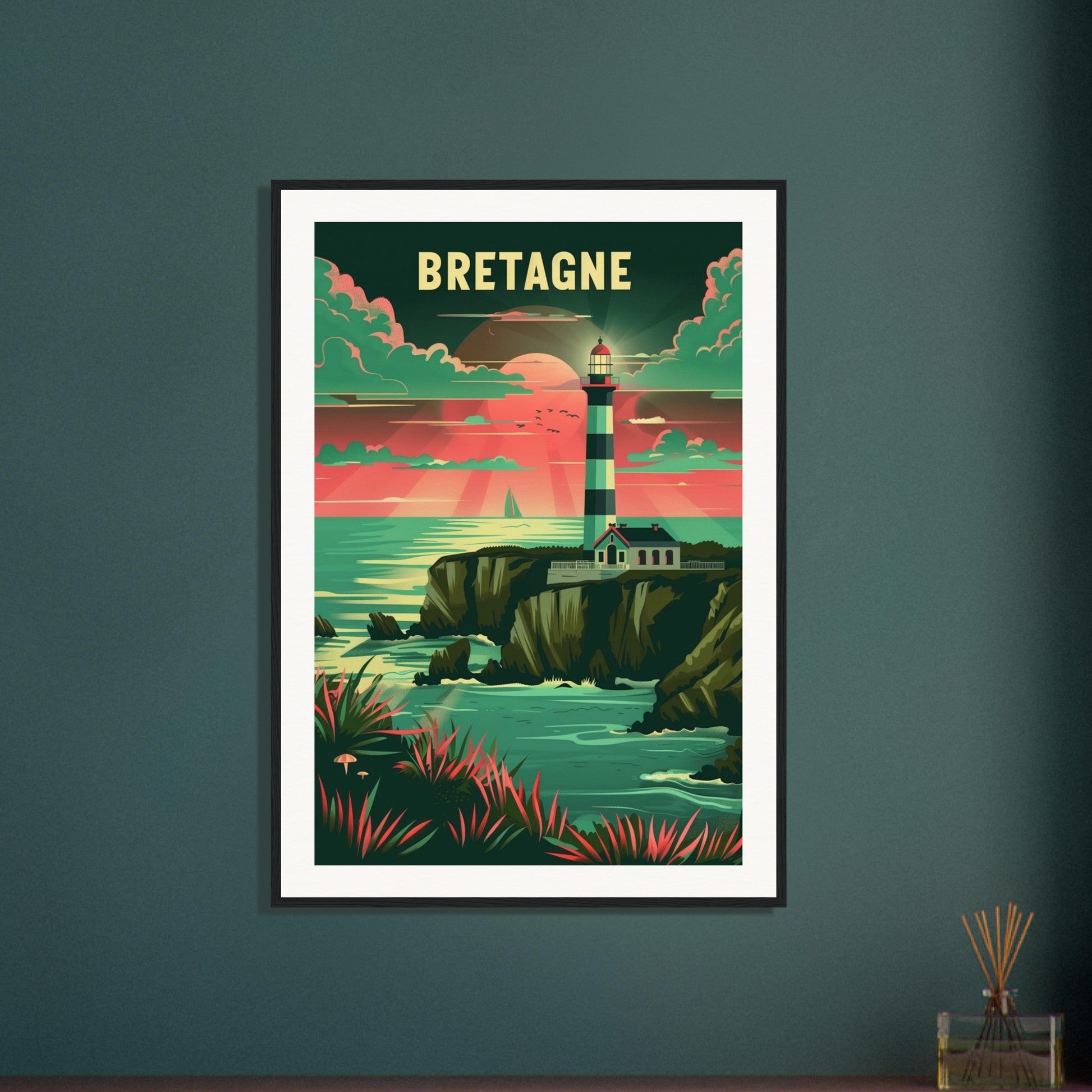 Poster Bretagne Coloré ( )