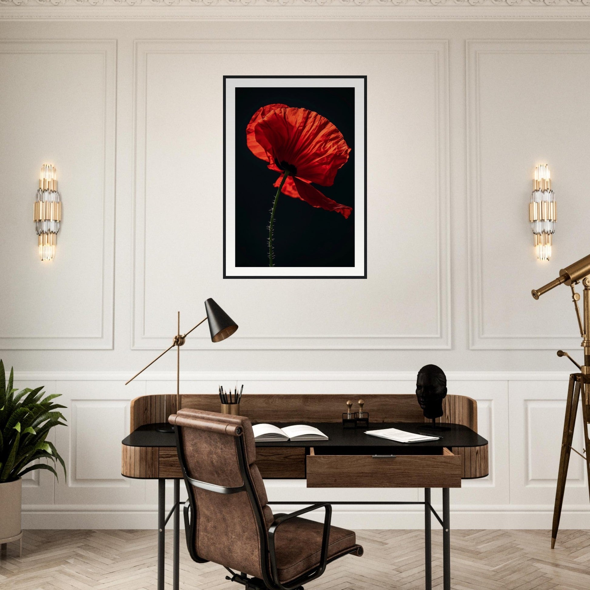 Poster Coquelicot Rouge ( )