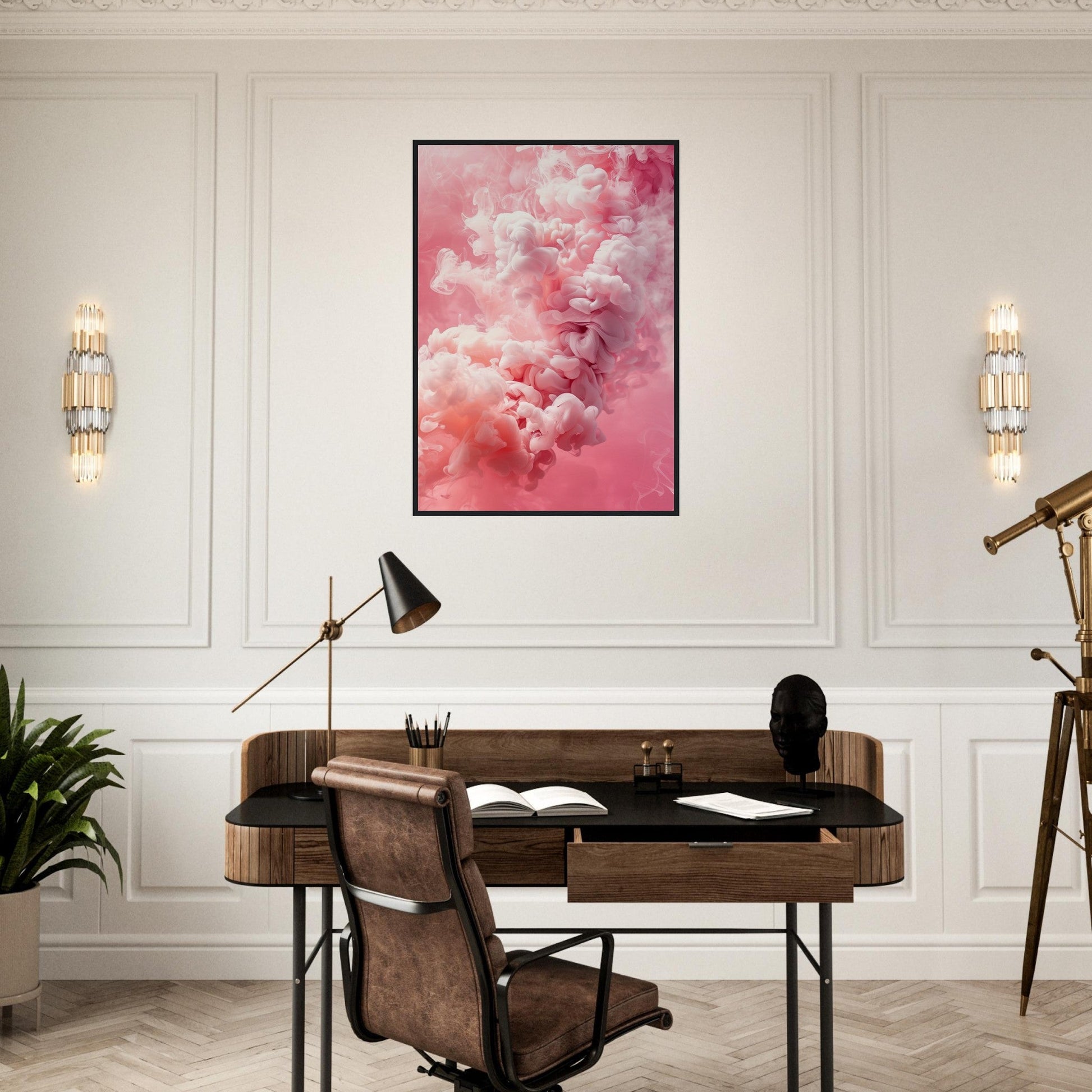 Poster Couleur Rose ( )