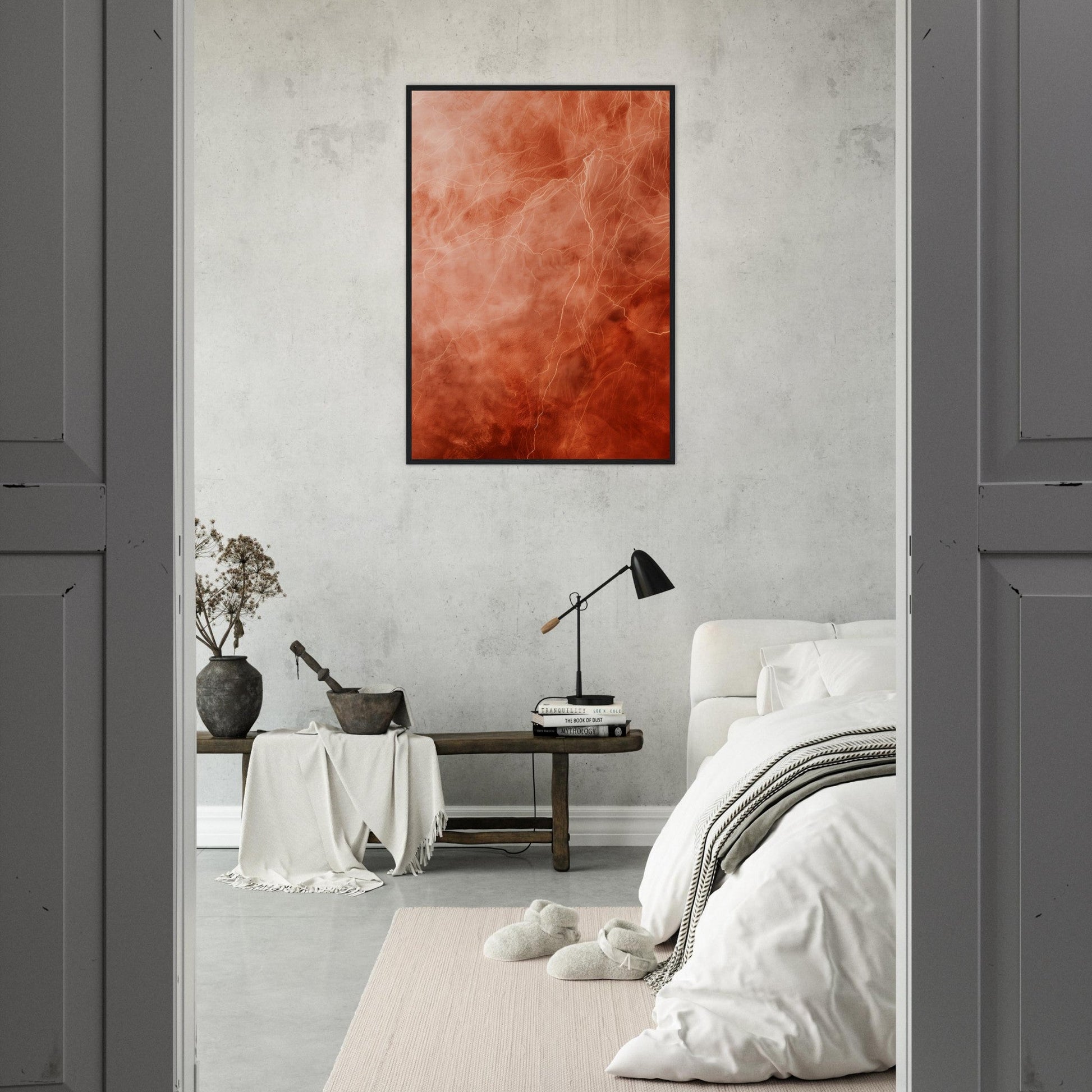 Poster Couleur Terracotta ( )