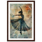 Poster Danseuse ( 30x45-cm-Bois-foncé)