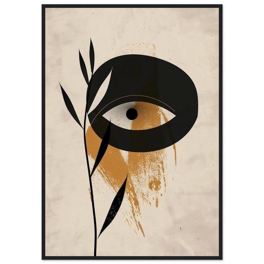 Poster Design Aesthetic ( 70x100-cm-Bois-noir)