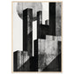 Poster Design Black and White ( 70x100-cm-Bois-clair)