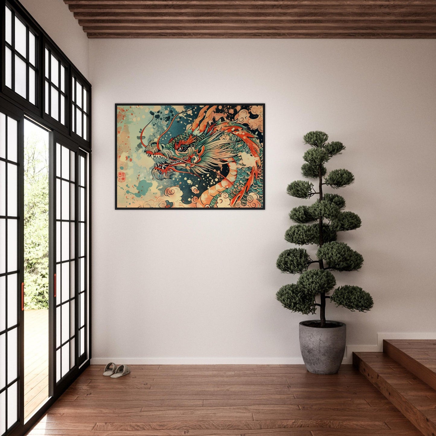 Poster Dragon Japonais ( )