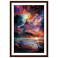 Poster Espace ( 30x45-cm-Bois-foncé)