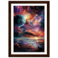 Poster Espace ( 21x29.7-cm-Bois-foncé)