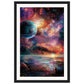 Poster Espace ( 30x45-cm-Bois-noir)