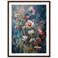 Poster Fleurs Des Champs ( 45x60-cm-Bois-foncé)