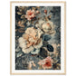 Poster Fleurs Vintage ( 45x60-cm-Bois-clair)