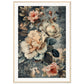 Poster Fleurs Vintage ( 70x100-cm-Bois-clair)