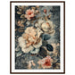 Poster Fleurs Vintage ( 60x80-cm-Bois-foncé)