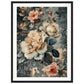 Poster Fleurs Vintage ( 45x60-cm-Bois-noir)