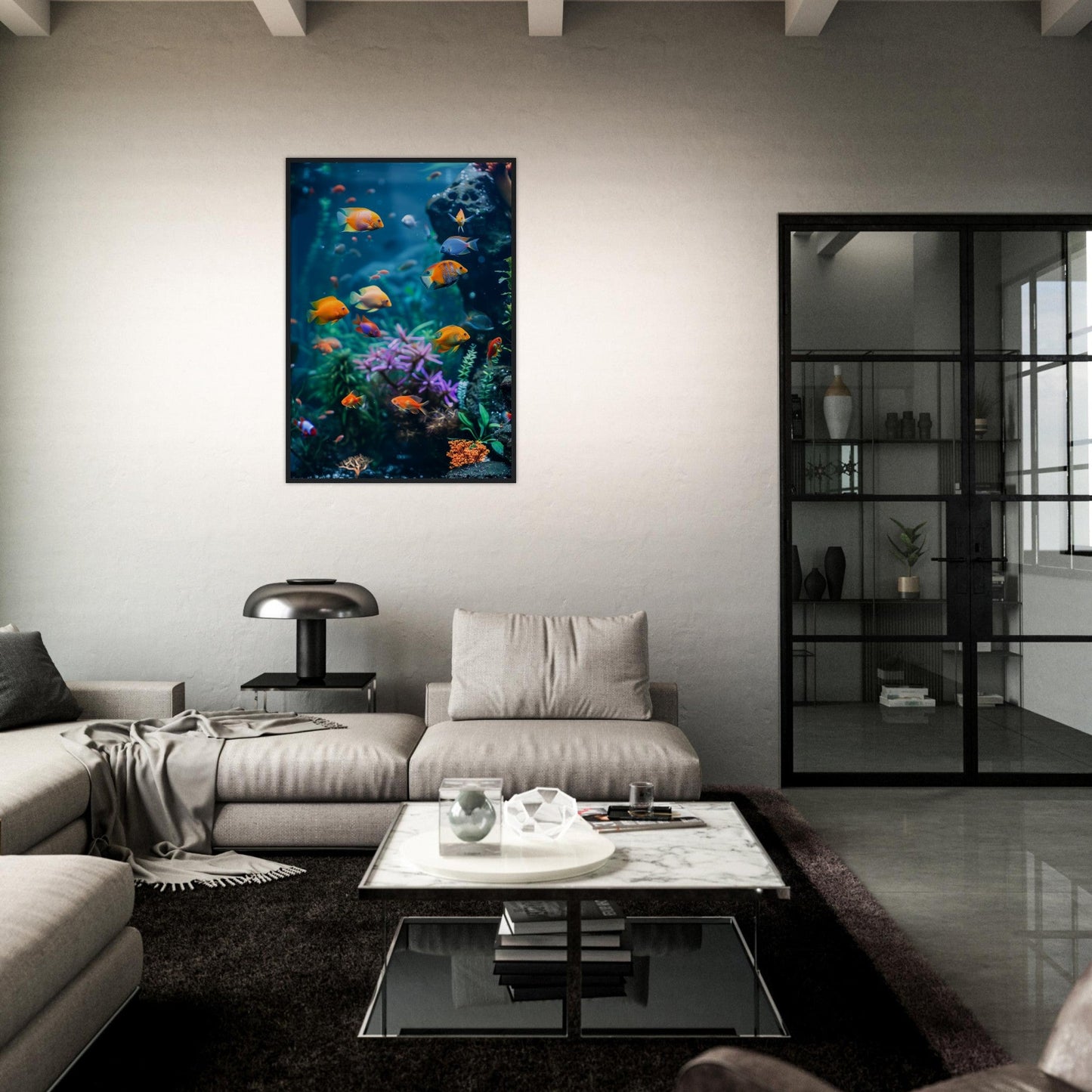 Poster Fond Aquarium ( )