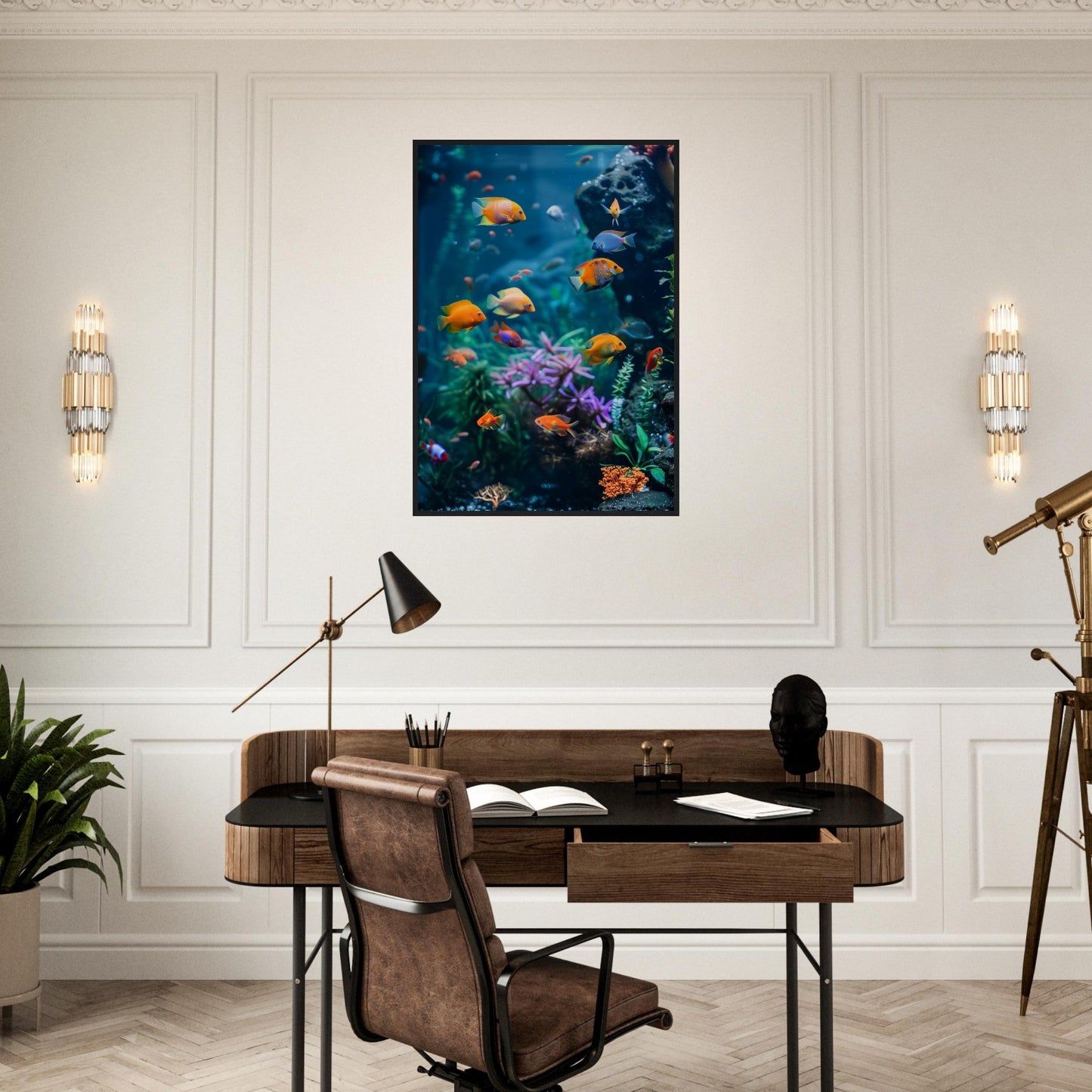 Poster Fond Aquarium ( )