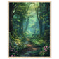 Poster Forêt ( 45x60-cm-Bois-clair)