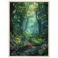 Poster Forêt ( 50x70-cm-Bois-clair)