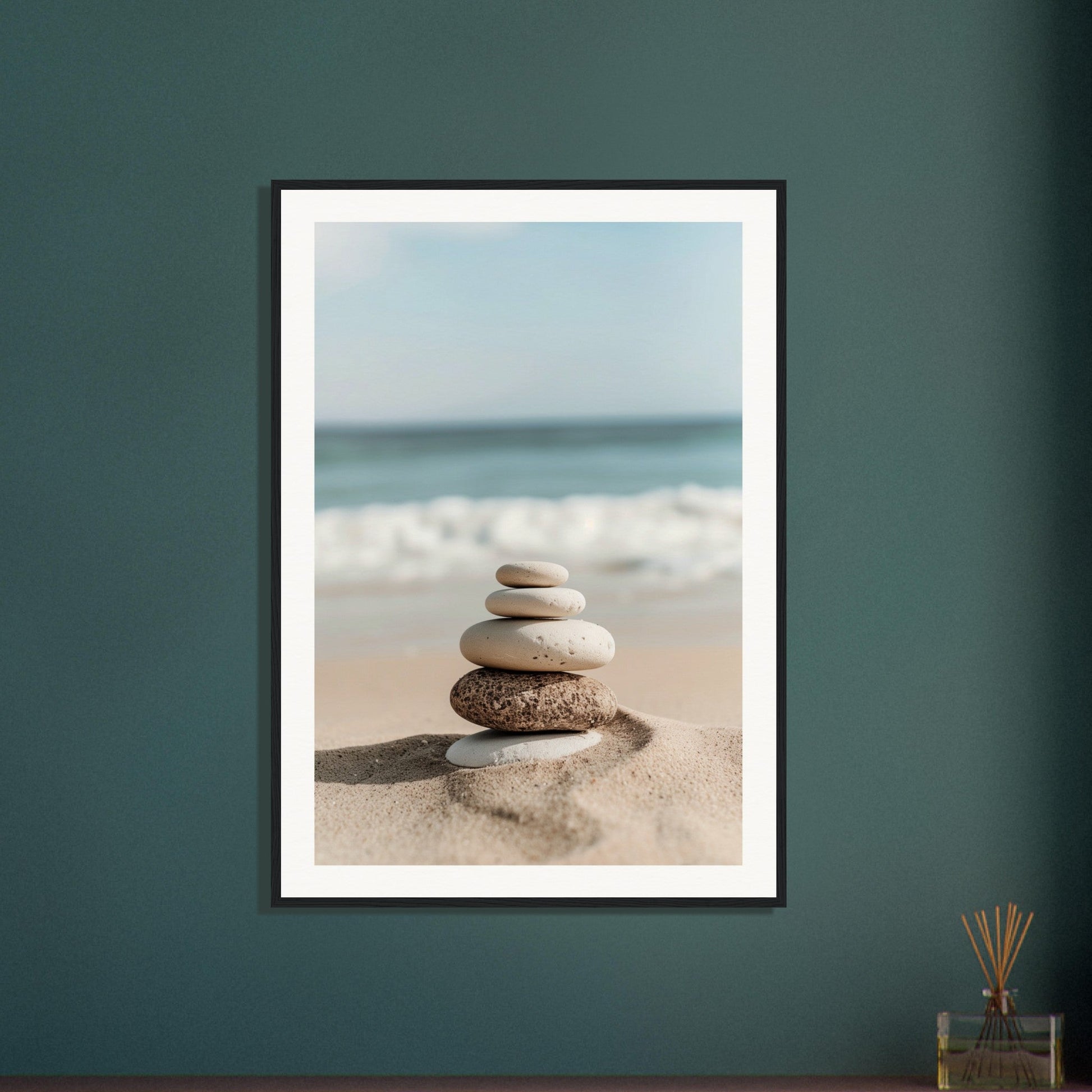 Poster Galets Plage Zen ( )