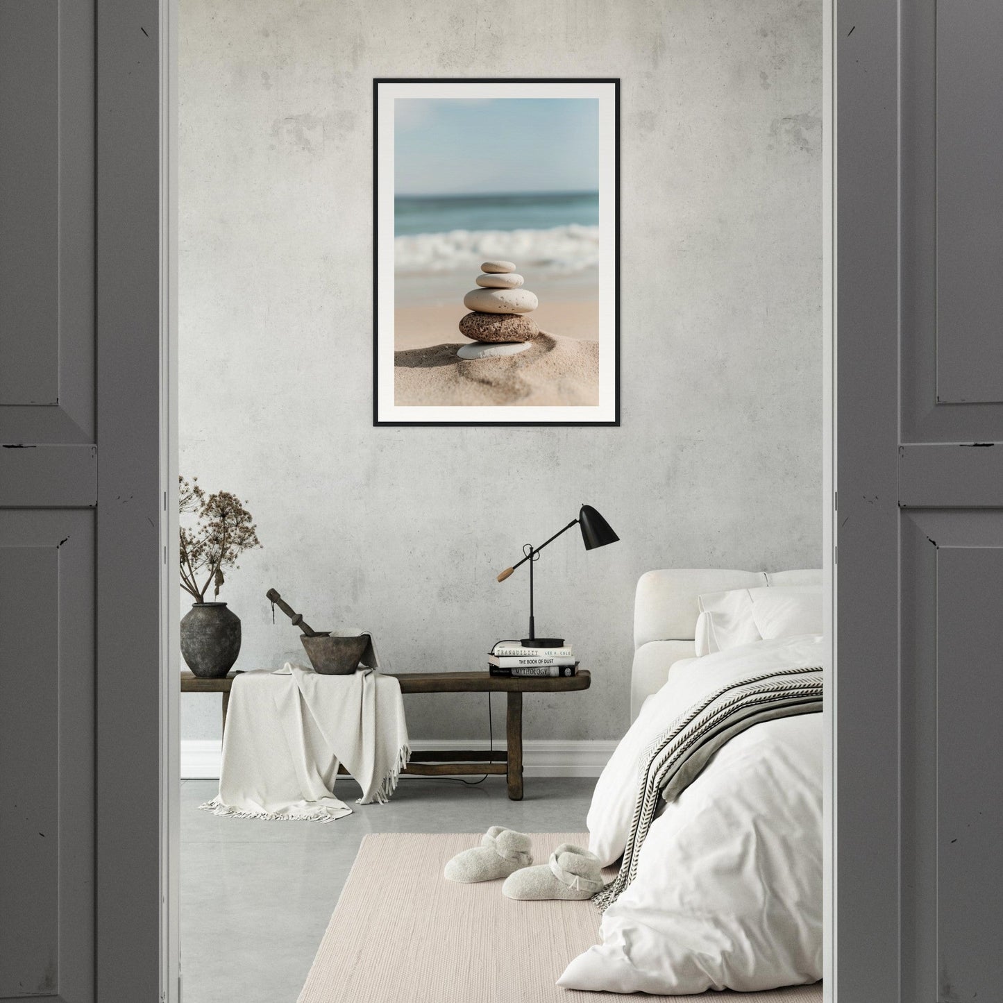 Poster Galets Plage Zen ( )