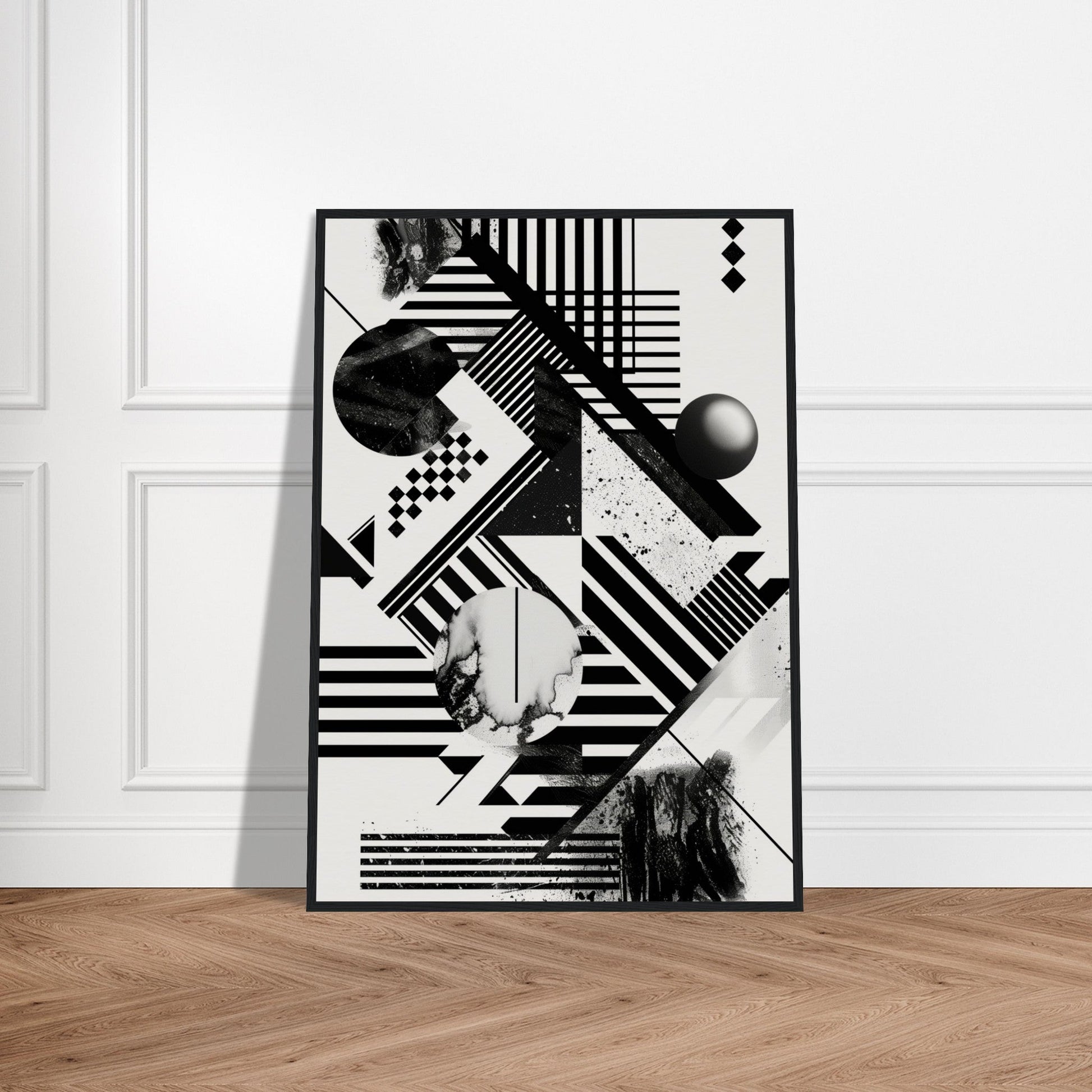 Poster Graphique Noir et Blanc ( )