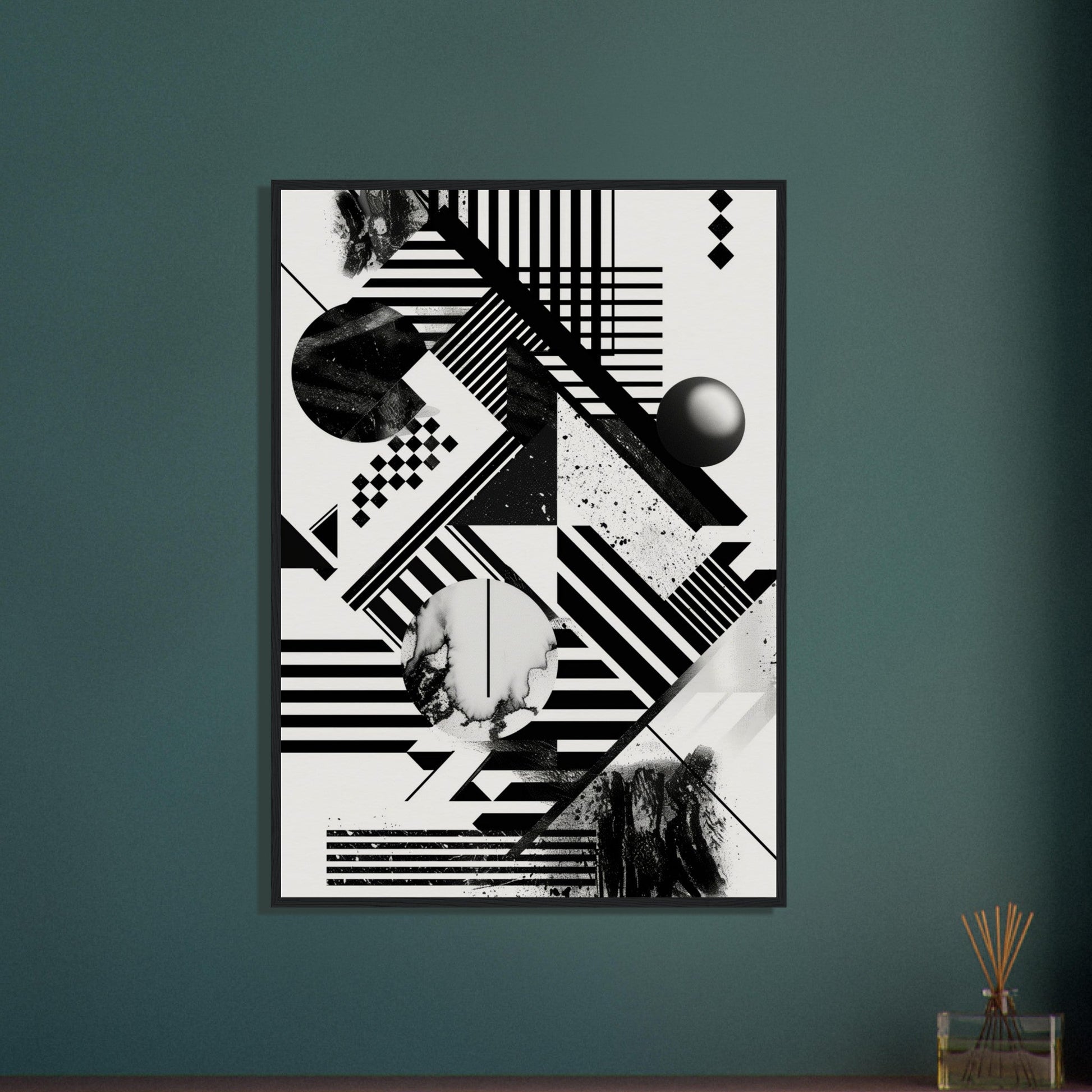 Poster Graphique Noir et Blanc ( )