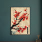 Poster Japonais Cerisier en Fleurs ( )