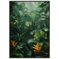 Poster Jungle ( 70x100-cm-Bois-noir)