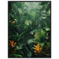 Poster Jungle ( 60x80-cm-Bois-noir)