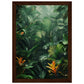 Poster Jungle ( 21x29.7-cm-Bois-foncé)