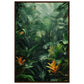 Poster Jungle ( 60x90-cm-Bois-foncé)