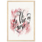 Poster La Vie En Rose ( 30x45-cm-Bois-clair)