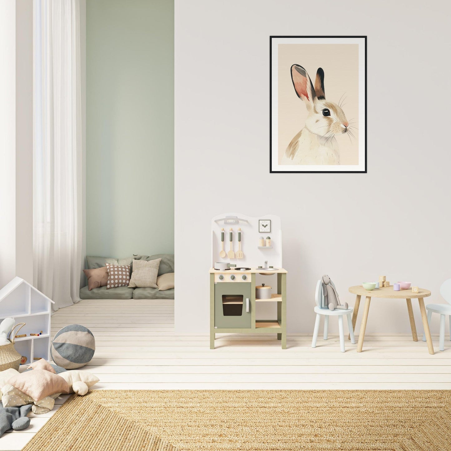 Poster Lapin Chambre Bébé ( )