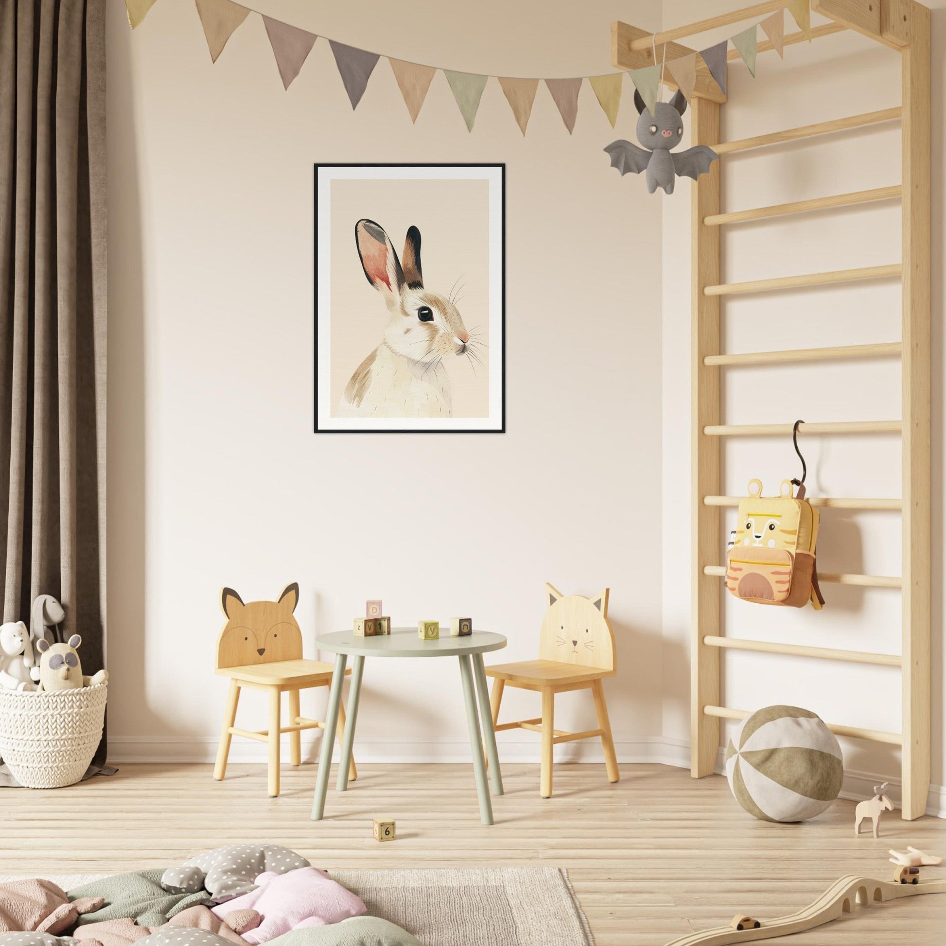 Poster Lapin Chambre Bébé ( )