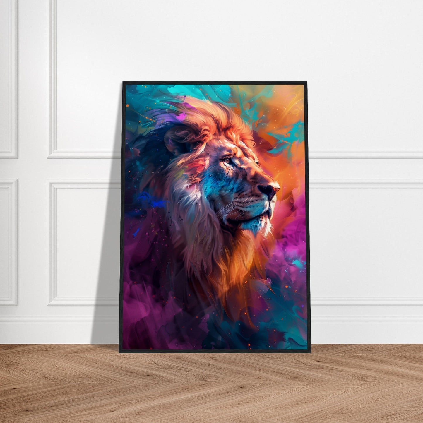 Poster Lion Couleur ( )