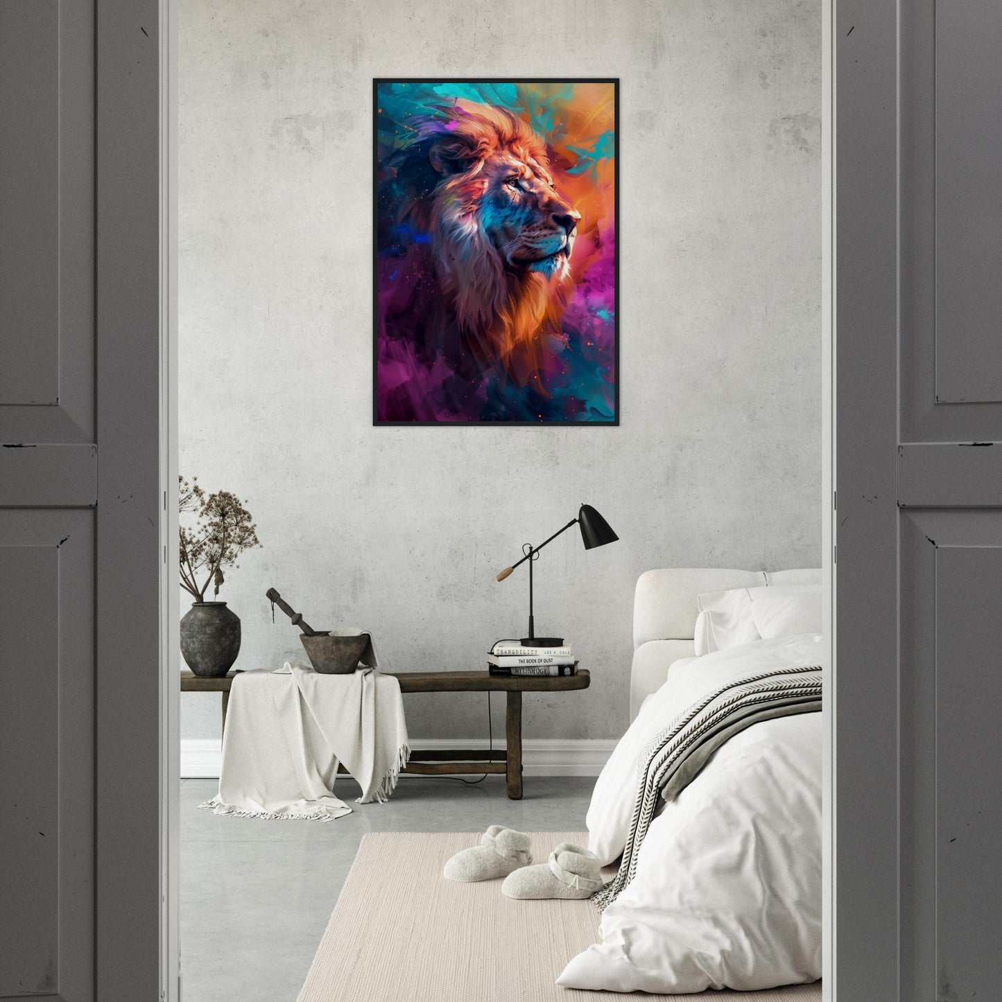 Poster Lion Couleur ( )