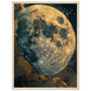 Poster Lune ( 45x60-cm-Bois-clair)