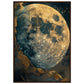 Poster Lune ( 70x100-cm-Bois-foncé)