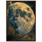 Poster Lune ( 50x70-cm-Bois-foncé)