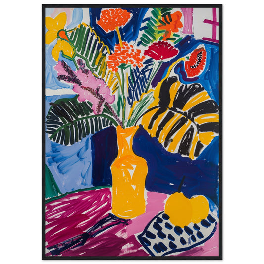 Poster Matisse ( 70x100-cm-Bois-noir)