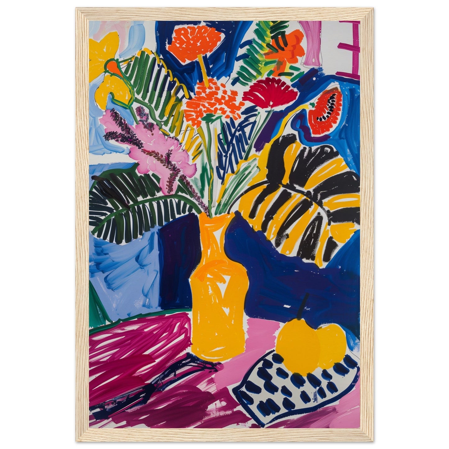 Poster Matisse ( 30x45-cm-Bois-clair)