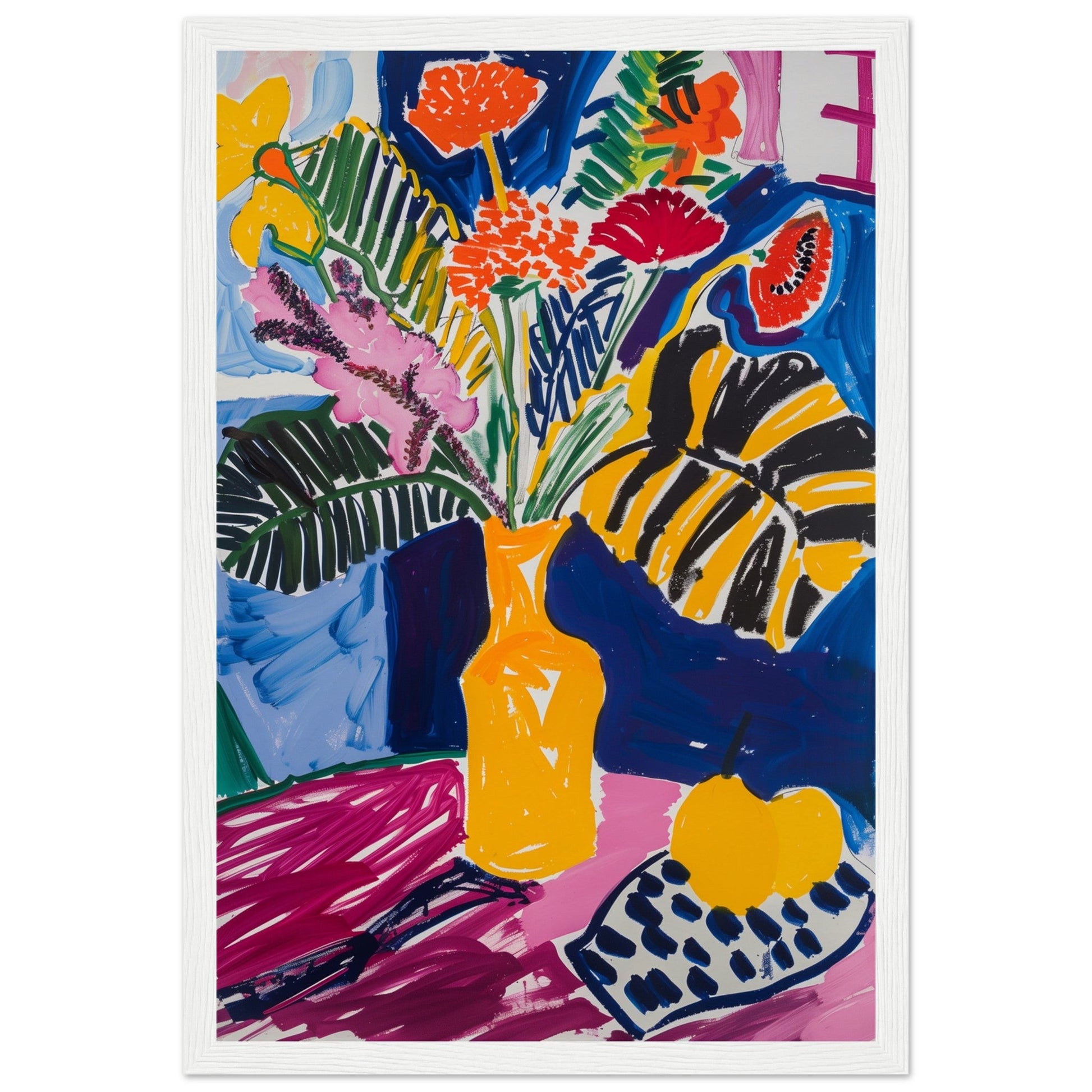 Poster Matisse ( 30x45-cm-Bois-blanc)