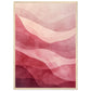 Poster Moderne Couleur Rose ( 50x70-cm-Bois-clair)