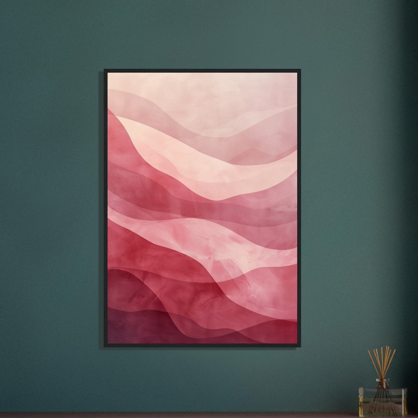 Poster Moderne Couleur Rose ( )