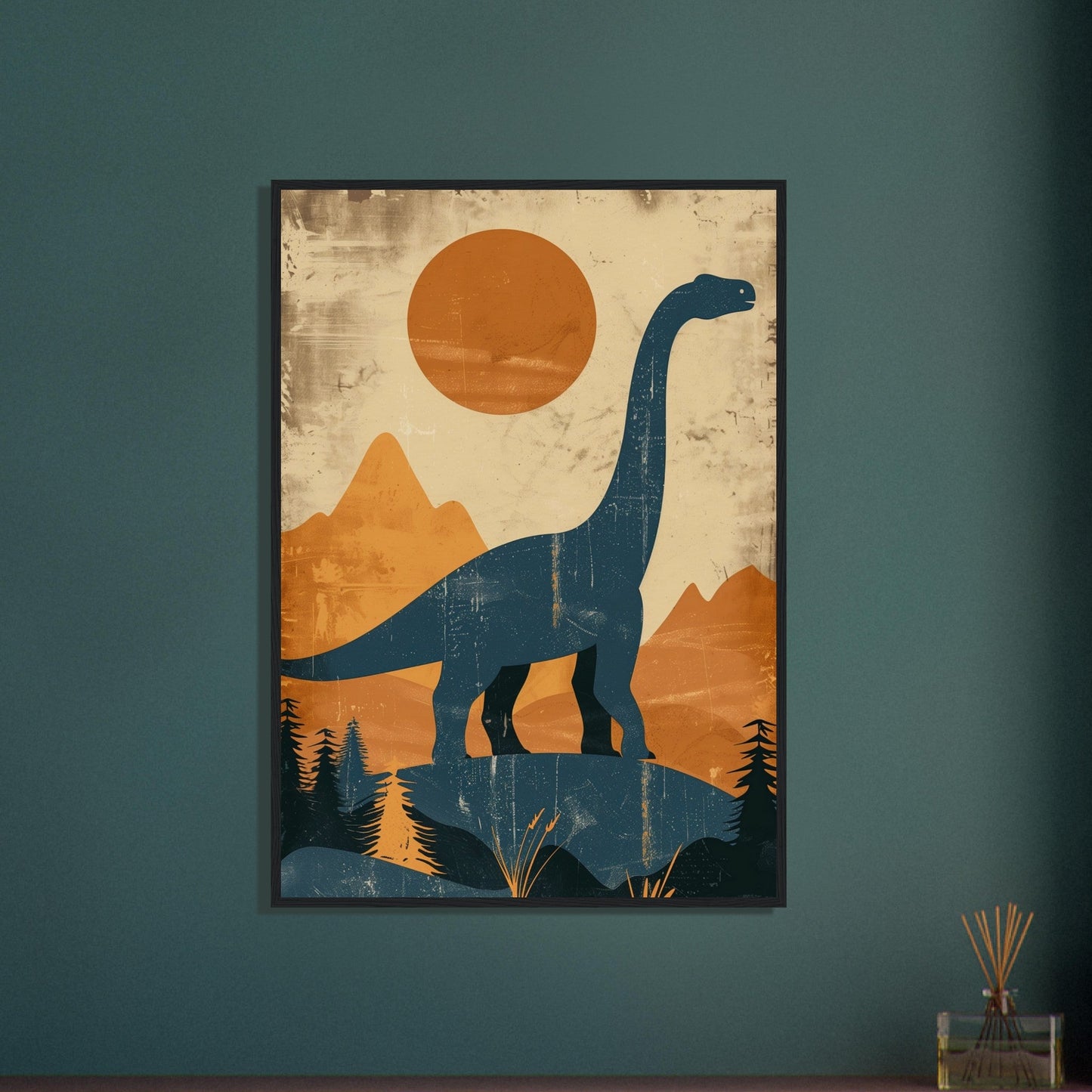 Poster Moderne Dinosaure ( )