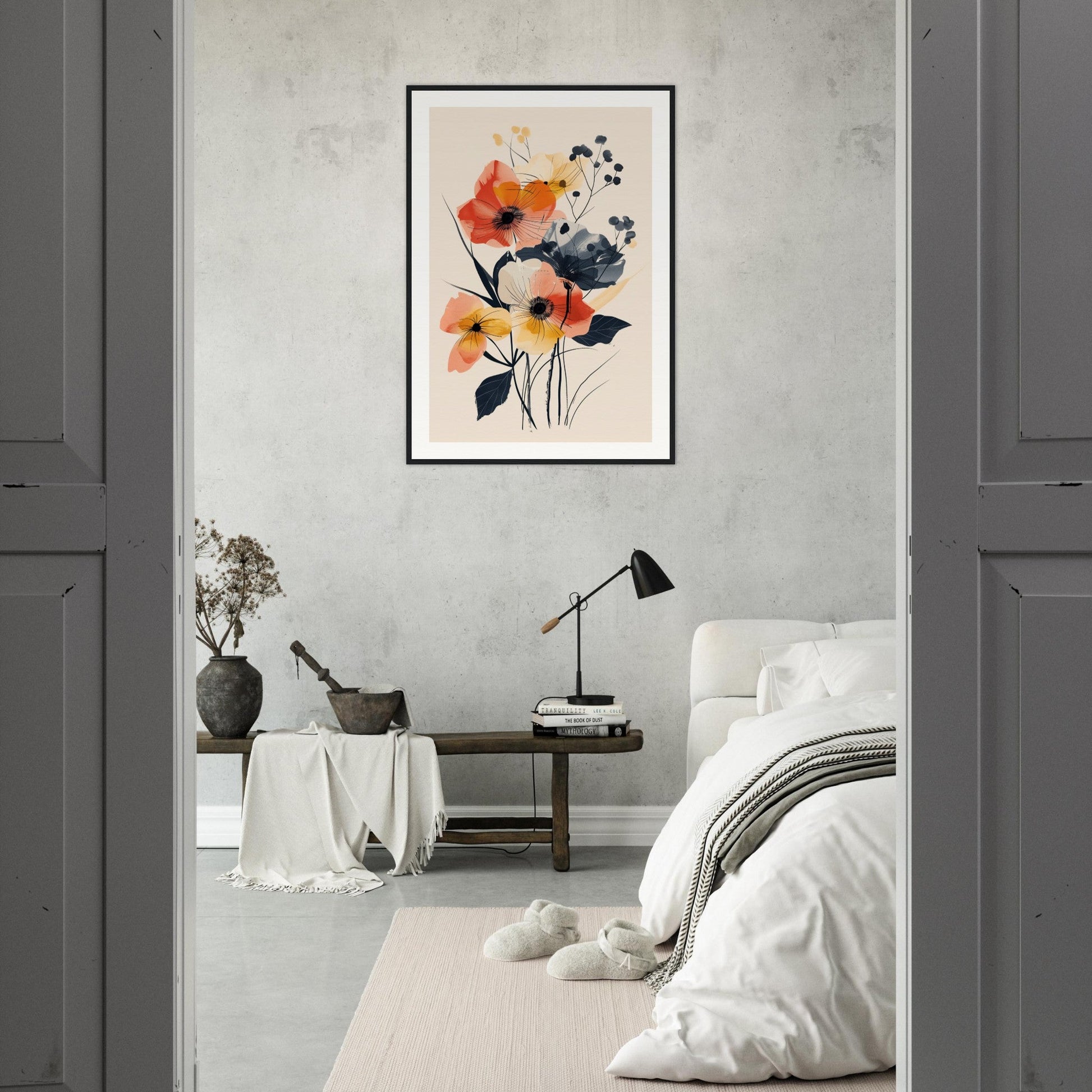 Poster Moderne Fleurs ( )