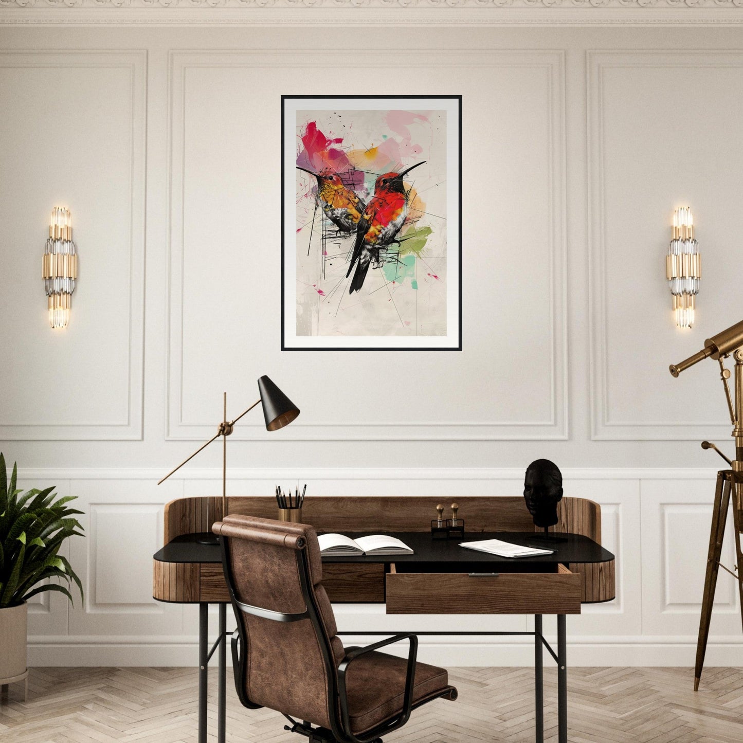 Poster Moderne Oiseaux ( )