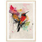 Poster Moderne Oiseaux ( 50x70-cm-Bois-clair)